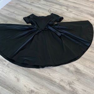 Mng collection penelope&monica cruz black evening gown party dress elegant